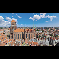 Gdansk (Danzig), Bazylika Mariacka (St. Marien), Auenansicht von Sden