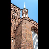 Gdansk (Danzig), Bazylika Mariacka (St. Marien), Eine der Fialen an der Sdfassade