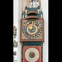 Gdansk (Danzig), Bazylika Mariacka (St. Marien), Astronomische Uhr on Hans Dringer (Nrnberg, 1470) mit liturgischem Kalender