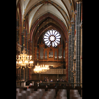 Bremen, Dom St. Petri, Blick von der Vierung zur groen Orgel