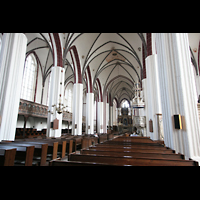 Tangermnde, St. Stephan, Innenraum / Hauptschiff in Richtung Chor