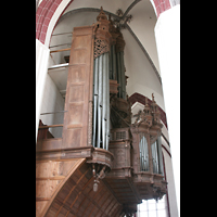 Tangermnde, St. Stephan, Orgel von der Seite gesehen