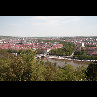 Wrzburg, Kppele, Aussicht vom Kppele auf Wrzburg