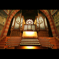Dudelange (Ddelingen), Saint-Martin (St. Martin), Spieltisch und Orgel
