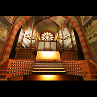 Dudelange (Ddelingen), Saint-Martin (St. Martin), Orgel und Spieltisch