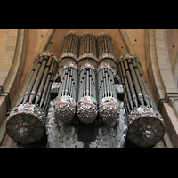 Trier, Dom St. Peter, Groe Orgel von unten