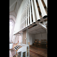 Mnchen (Munich), St. Johann Baptist (kath.), Spieltisch und Orgel