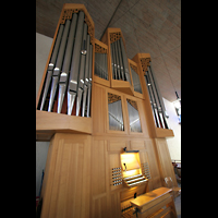 Mnchen (Munich), St. Willibald, Seitenansicht der Orgel