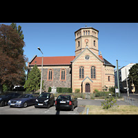 Berlin, Friedenskirche Niederschnhausen, Kirche von der Seite