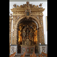 Faro, Catedral da S, Hinterer Altar im sdlichen Seitenschiff