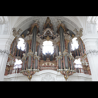 Weingarten, Basilika  St. Martin, Groe Gabler-Orgel