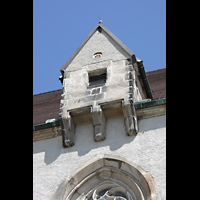 Grlitz, Frauenkirche, Ehemaliges Kranhuschen an der Sdseite des Daches