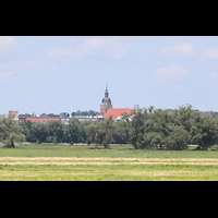 Brandenburg, St. Katharinen, Blick von der Bundesstrae 102 zur Katharinenkirche
