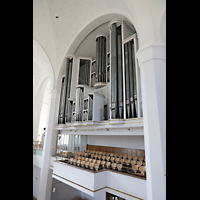 Dsseldorf, Johanneskirche, Orgelempore seitlich