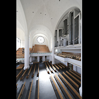 Dsseldorf, Johanneskirche, Orgel von der Seitenempore aus gesehen