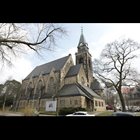 Berlin, Grunewaldkirche, Auenansicht der Kirche