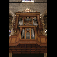 Barcelona, Baslica de Santa Mara del Mar, Orgel perspektivisch