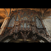 Barcelona, Catedral de la Santa Creu i Santa Eullia, Orgel pespektivisch