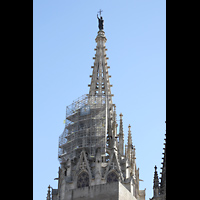 Barcelona, Catedral de la Santa Creu i Santa Eullia, Turm ber der Kuppel (Cimbori)