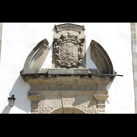 Wirsberg, St. Johannis, Wappen ber den Hauptportal
