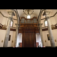 La Orotava (Teneriffa), Nuestra Seora de la Conceptin, Orgelempore an der Ostwand