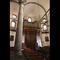 La Orotava (Teneriffa), Nuestra Seora de la Conceptin, Seitlicher Blick zur Orgelempore