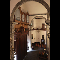 La Orotava (Teneriffa), Nuestra Seora de la Conceptin, Seitlicher Blick zur Orgel