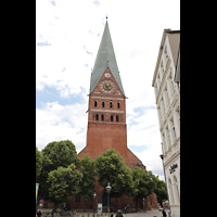Lneburg, St. Johannis, Turmansicht von Westen