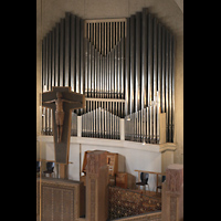 Worms, Lutherkirche, Orgel, von der Frstenloge aus gesehen