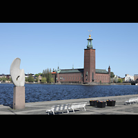 Stockholm, Stadshus (City Hall), Ansicht von Sdosten
