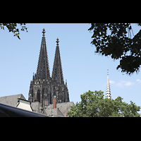 Kln (Cologne), Dom St. Peter und Maria, Turmspitzen