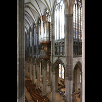 Kln (Cologne), Dom St. Peter und Maria, Blick vom sdstlichen Triforium auf die Langrhausorgel