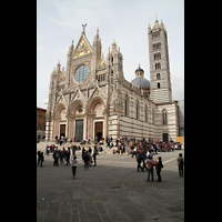 Siena, Cattedrale di Santa Maria Assunta, Auenansicht