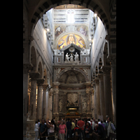 Pisa, Duomo di Santa Maria Assunta, Nrdliches Querhaus mit Altar des heiligen Ranieri