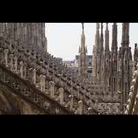 Milano (Mailand), Duomo di Santa Maria Nascente, Strebepfeiler ber dem nrdlichen Seitenschiff