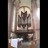 Grolittgen, Zisterzienserabtei, Orgelempore im Querhaus