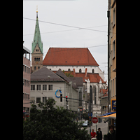 Augsburg, Dom St. Maria, Ansicht von der Karolinenstrae aus