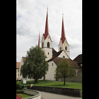 Muri, Klosterkirche, Ansicht von der Strae aus