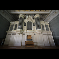 Zrich, Neumnster, Orgel mit Spieltisch