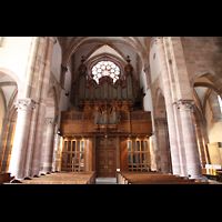 Strasbourg (Straburg), Saint-Thomas, Hauptschiff mit Silbermann-Orgel