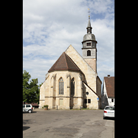 Bblingen, Ev. Stadtkirche, Auenansicht auf den Chor