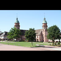 Freudenstadt, Ev. Stadtkirche, Auenansicht vom Marktplatz aus