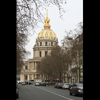 Paris, Saint-Louis des Invalides (Cathdrale aux Armes), Ansicht von der Avenue de Lowendahl