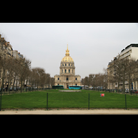 Paris, Saint-Louis des Invalides (Cathdrale aux Armes), Ansicht von der Avenua de Breteuil / Rue d'Estres