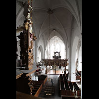 Lbeck, St. gidien, Blick von der Orgelempore in die Kirche