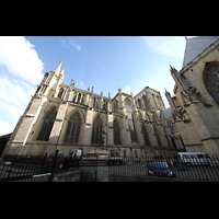 York, Minster (Cathedral Church of St Peter), Nrdliche Chorseite von auen