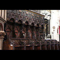 Trogir, Katedrala sv. Lovre (St. Laurentius), Chorgesthl (Detail)