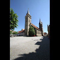 hringen, Stiftskirche, Stiftskirche mit Trmen von auen