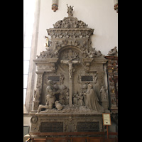 hringen, Stiftskirche, Grabmal von Eberhard von Hohenlohe-Waldenburg und seiner Frau - 1570/1609