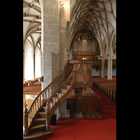 hringen, Stiftskirche, Orgel und Kanzel